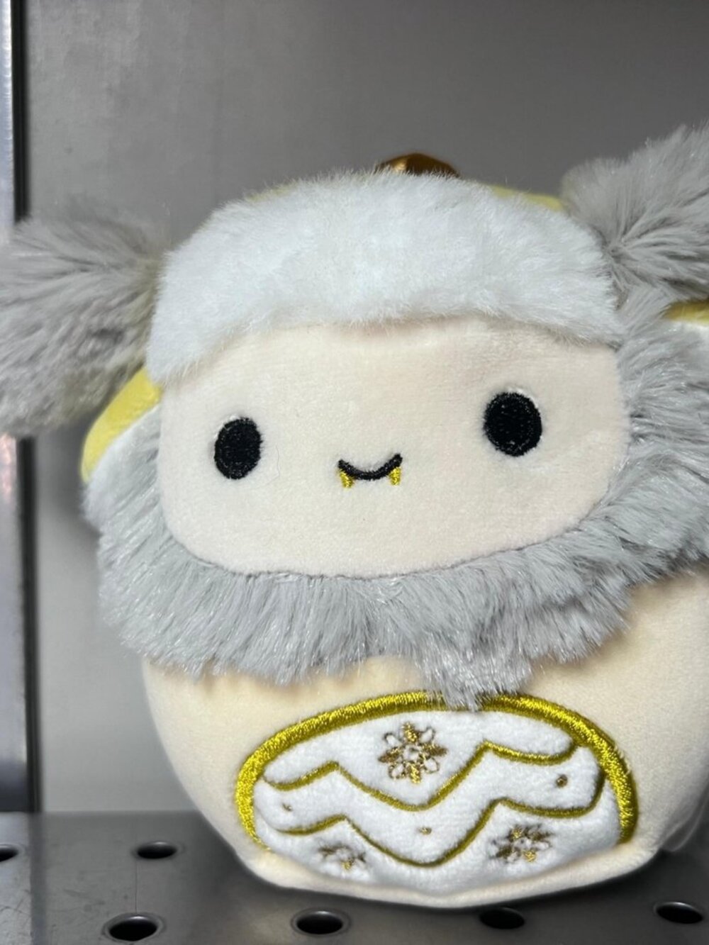 Squishmallows DRAY The YETI Holiday Christmas 4" Soft Plush Ornament NWT